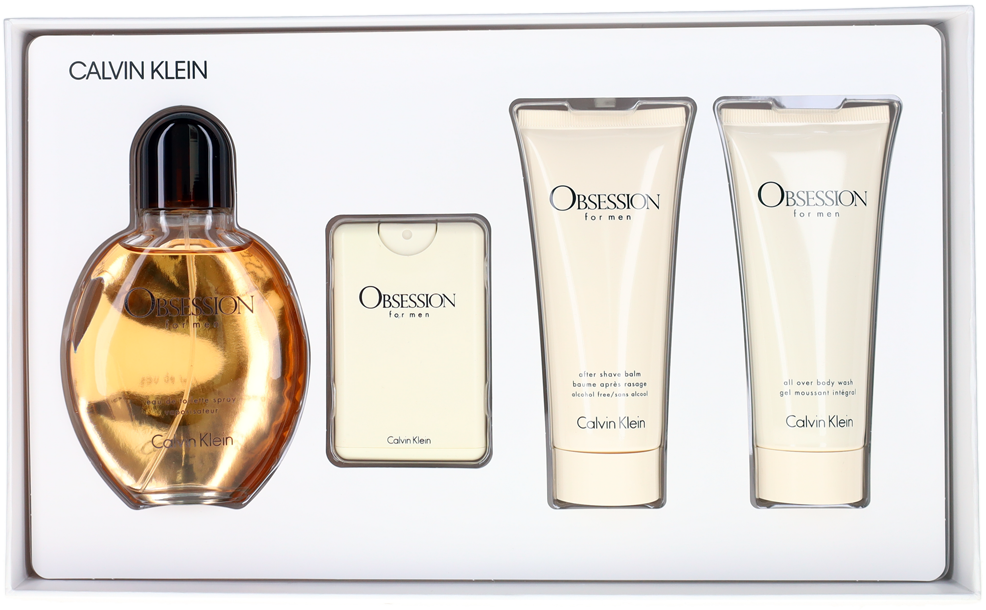 Calvin Klein Obsession (M) Set: Edt+Edt+Asb+Sg Nib