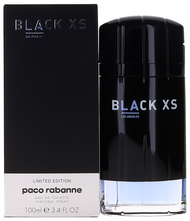 paco rabanne black xs limited edition (m) edt spray 3.4 nib