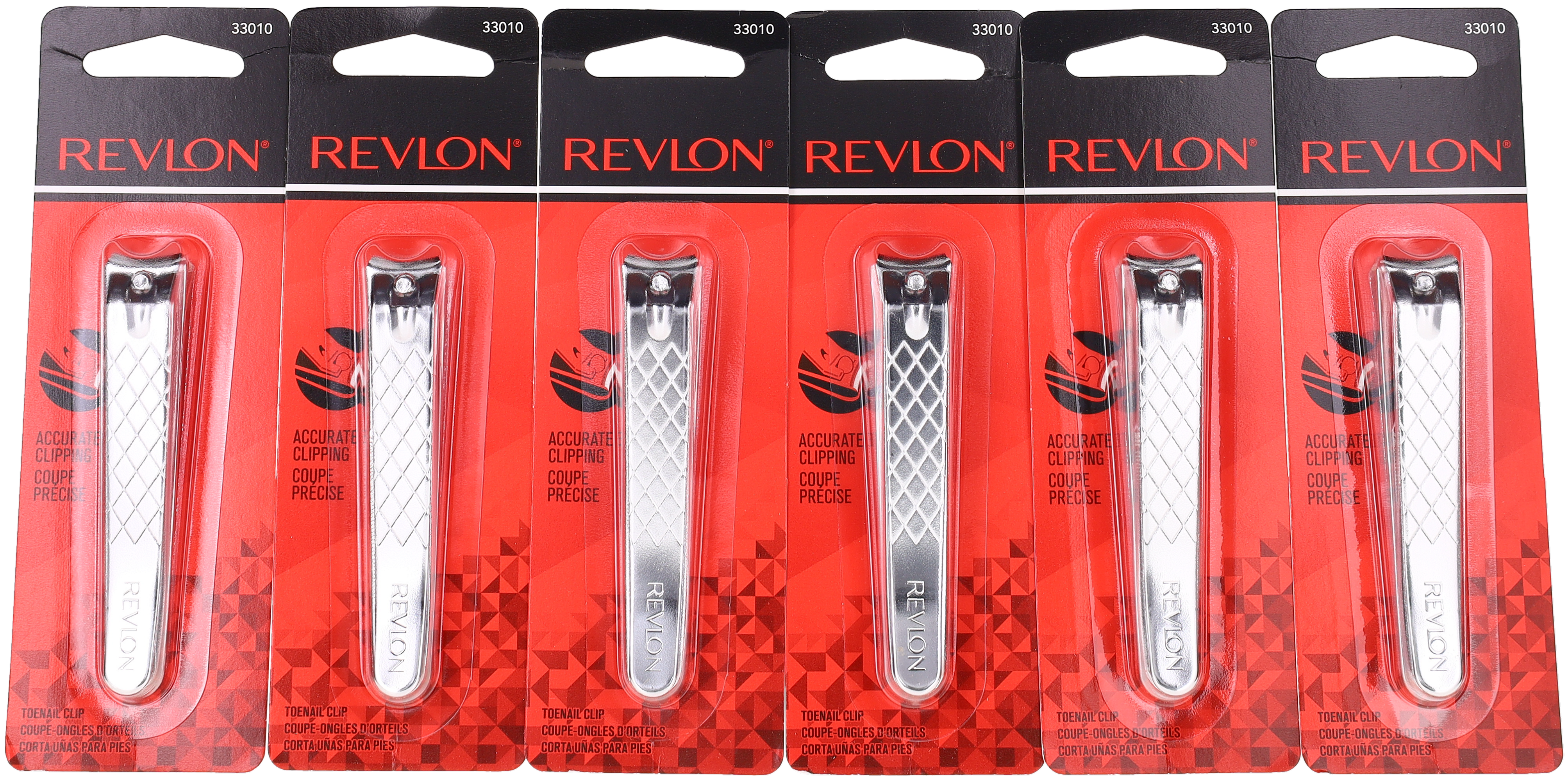 Revlon by Revlon for Women Combo Pack: Toe Nail Clip with File x 6 New - Photo 1 sur 1
